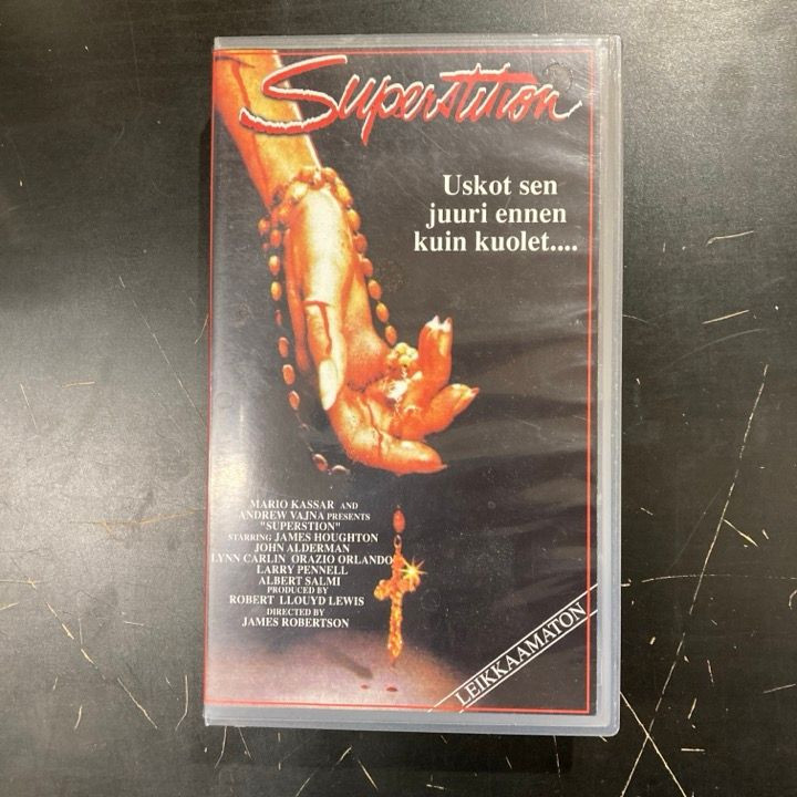 Superstition VHS (VG+/M-) -kauhu-